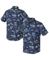 Reyn Spooner Men's Dark Blue Tampa Bay Rays Kekai Button-Down Shirt