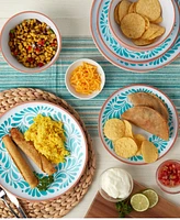 Infuse Melamine 12 Pc. Dinnerware Set, Service for 4