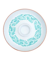 Infuse 16" Melamine Chip and Dip Platter