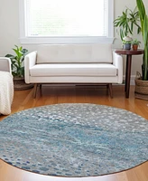Addison Chantille Machine Washable ACN1368 8'x8' Round Area Rug