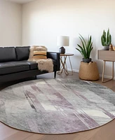 Addison Chantille Machine Washable ACN1538 8'x8' Round Area Rug