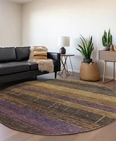 Addison Chantille Machine Washable ACN1568 8'x8' Round Area Rug