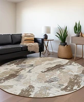 Addison Chantille Machine Washable ACN1598 8'x8' Round Area Rug