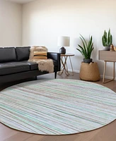 Addison Chantille Machine Washable ACN1608 8'x8' Round Area Rug