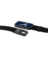Groove Life Black Atlanta Braves Belt with Team Color Buckle Belt