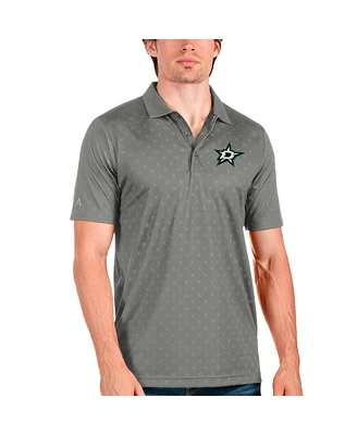 Antigua Men's Steel Dallas Stars Spark Polo Shirt