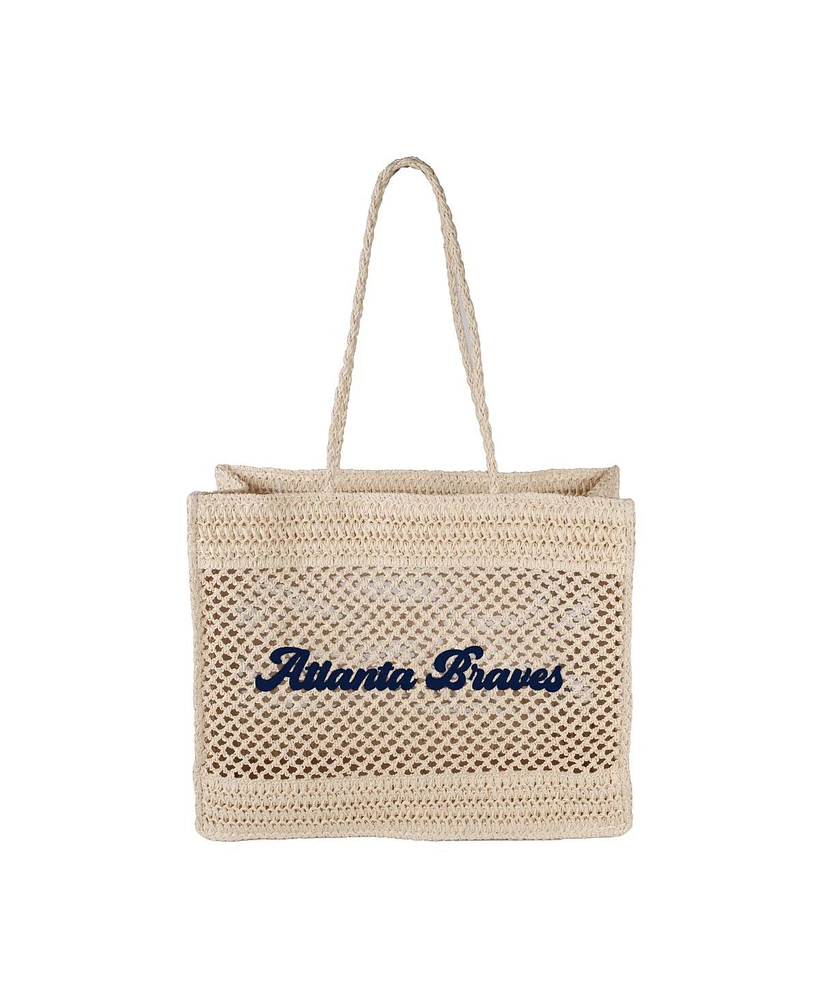 Logo Brands Atlanta Braves Coastal Tote Bag