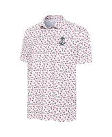 Antigua Men's White Navy Midshipmen Independence Day Polo Shirt