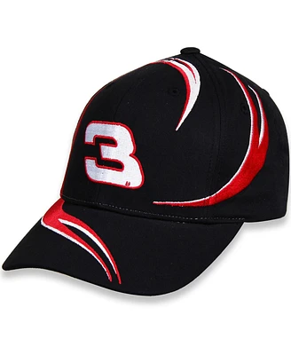 Checkered Flag Sports Men's Black/Red Dale Earnhardt Good Wrench Swirl Adjustable Hat