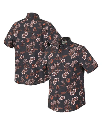 Reyn Spooner Men's Black Baltimore Orioles Kekai Performance Button-Up Shirt