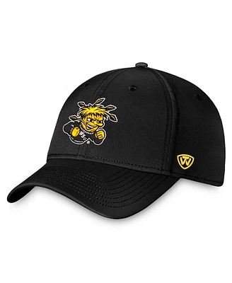 Top of the World Men's Black Wichita State Shockers Reflex 2.0 Logo Flex Hat