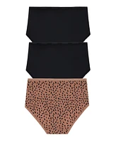 Dkny Women's Micro Brief Underwear 3 Pack