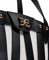 Sam Edelman Bay Medium Dye Cut Leather Fan Tote