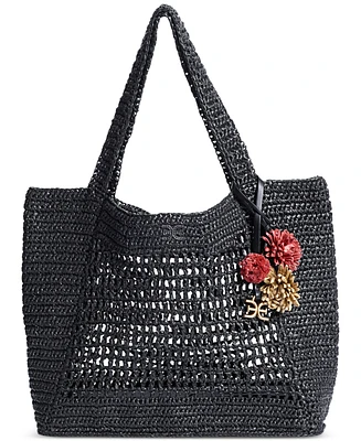 Sam Edelman Marcie Open Weave Raffia Tote