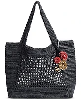 Sam Edelman Marcie Open Weave Raffia Tote