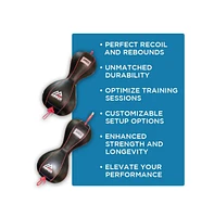 Double Double End Bag: Unmatched Rebounds, Form Enhancement, for Elite Training Excellence in Boxing Performance