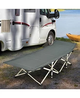 Sugift 28.5 Inch Extra Wide Sleeping Cot for Adults with Carry Bag