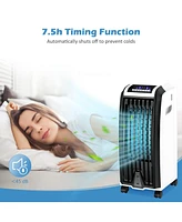 Portable Evaporative Air Cooler with 3 Wind Modes and Timer for Home Office