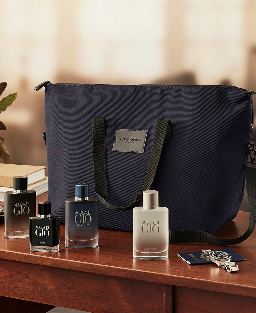 Free Armani Duffle With Any $100 Armani Men's Purchase