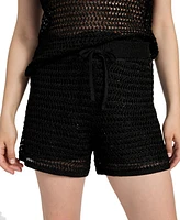 Guess Women's Bella Embellished Knit Shorts