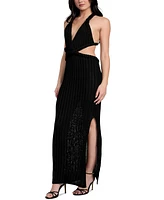 Guess Women's Surplice Sleeveless Ribbed Knit Dress