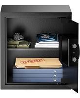Bonsaii Steel Safe Box with Digital Keypad Lock, 1.2 Cubic Feet Security Document Safe with Removable Shelf for Home, Hotel, Office, Valuables, Money,