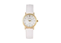 Peugeot Women's Classic 24mm White Watch With Easy to Read Numerals