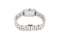 Peugeot Womens 20x22mm Silver-Tone Panther Link Bracelet Watch