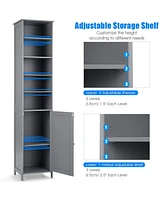 72 Inches Tall Freestanding Bathroom Storage Cabinet