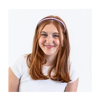 Thin Solid Headband - Purple