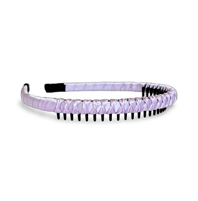 Thin Solid Headband - Purple