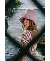 Bloom Crochet Sun Hat In Lilac Purple