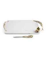 Michael Aram Tulip Cheese Board with Knife