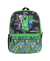 Bioworld Minecraft Backpack, 5 Piece Set
