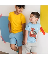 Mightly Kids Fair Trade Organic Cotton Graphic Short Sleeve T-Shirt