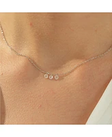 Sterling Silver Emmeline Three Charms Necklace & Bracelet Set