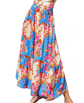 Cupshe Women's Beach Brunch Floral Cover-Up Sarong