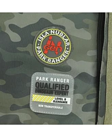 Jurassic Park Logo 16” Tan & Camo Backpack