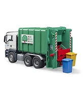 Bruder 1/16 Green Man Tgs Rear Loading Garbage Truck
