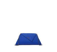 Susu Leather Clutch Bag Evening Purse Crossbody Cobalt Blue Unique Women's Handbag