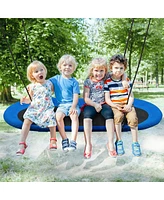 Sugift 60 Inch Saucer Surf Outdoor Adjustable Swing