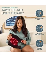 LifePro Infrared Red Light Therapy Knee Brace – Portable Knee Massager for Pain Relief, Stiffness & Recovery – Ideal for Athletes & Acti