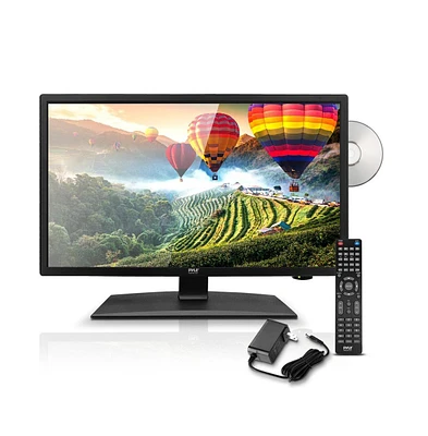 Pyle 18.5'' Eled Rv Digital Tv - Hd Flat Screen Tv with Dvd Combo (PLTLD19)