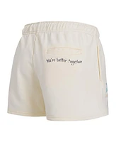 Freeze Max Women's Cream Lilo and Stitch Fleece Club Shorts