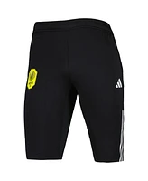 Adidas Men's Black Nashville Sc 2023 On-Field Training Aeroready Slim Fit Half Pants