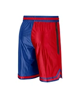 Nike Men's Royal/Red Philadelphia 76ers Courtside Versus Force Split Dna Performance Shorts