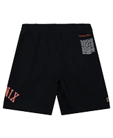 Mitchell & Ness Men's Black Phoenix Suns Team Origins Fleece Shorts