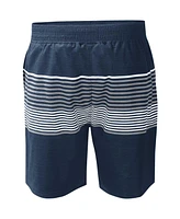 G-iii Sports by Carl Banks Men's Navy Cleveland Guardians Coastline Volley Swim Shorts