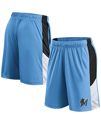 Fanatics Men's Blue Miami Marlins Primary Logo Shorts