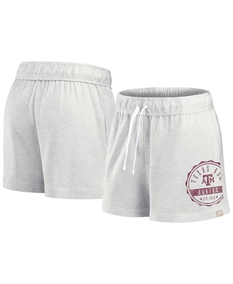Fanatics Women's Oatmeal Texas A&M Aggies Win Badge Shorts